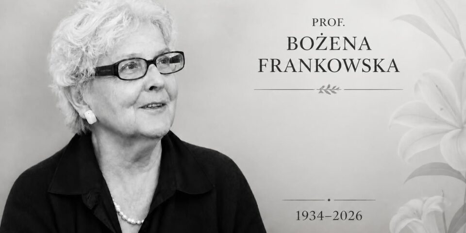 Żegnamy Panią Profesor Bożenę Frankowską